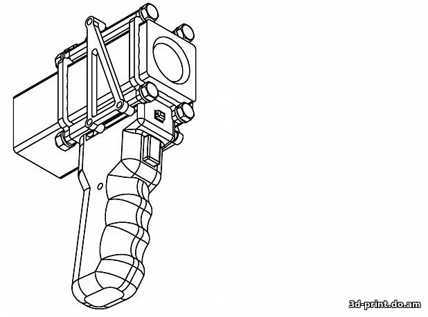 3D-модель "Фотопистолет для Lytro Light Field"