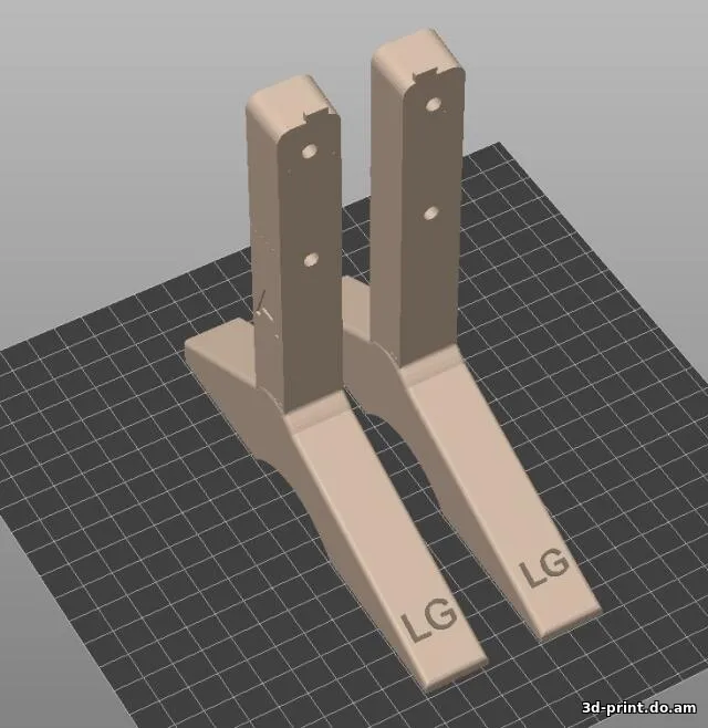 3D-модель "Ножки для LG 43 дюйма"