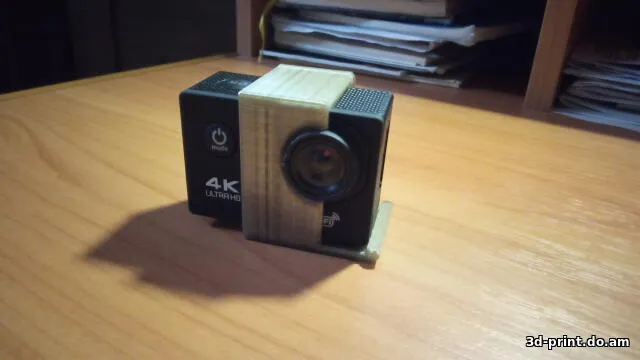 3D-модель "Аксессуар для экшен камеры для ношения на одежде + крышка объектива"