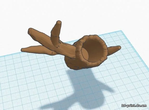 3D-модель "Подставка "Дерево" для 3D-ручки и пластика"