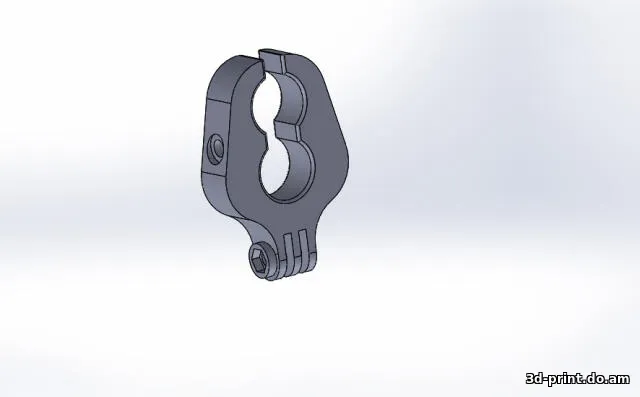 3D-модель "Кронштейн для екшн камеры на ружье"