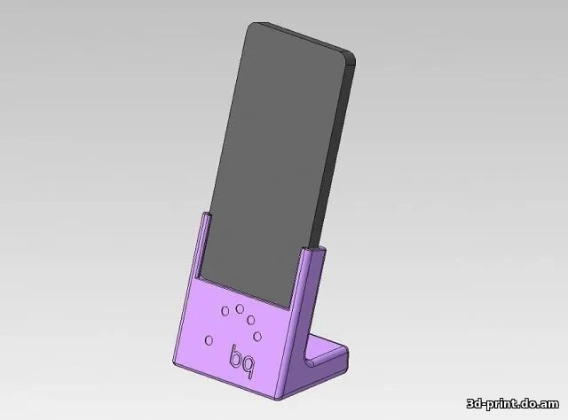 3D-модель "Док-зарядник (подставка) для смартфона BQ AQUARIS M5"