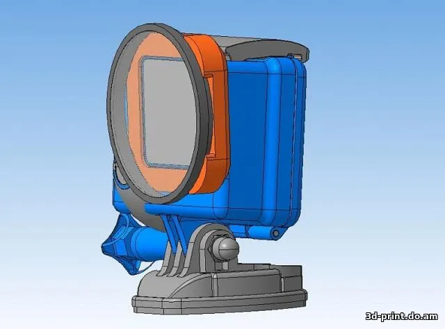 3D-модель "Адаптер светофильтров для GoPro"