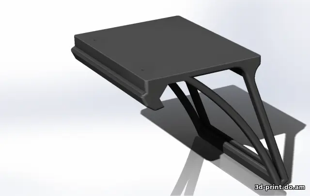 3D-модель "Подставка под IP-TV приставку на телевизор LG UK64xx"