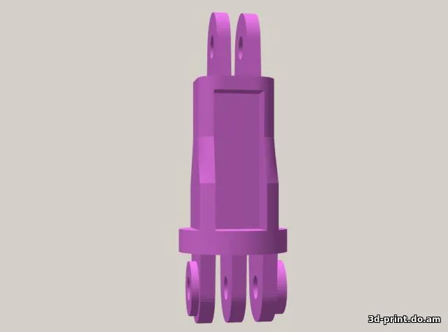 3D-модель "GoPro система креплений и разные держалки"