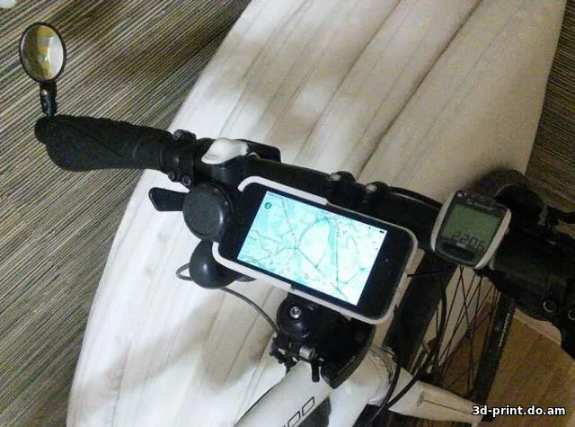 3D-модель "Велосипедное крепление для Iphone 5, держатель Ibera в якорь рул"