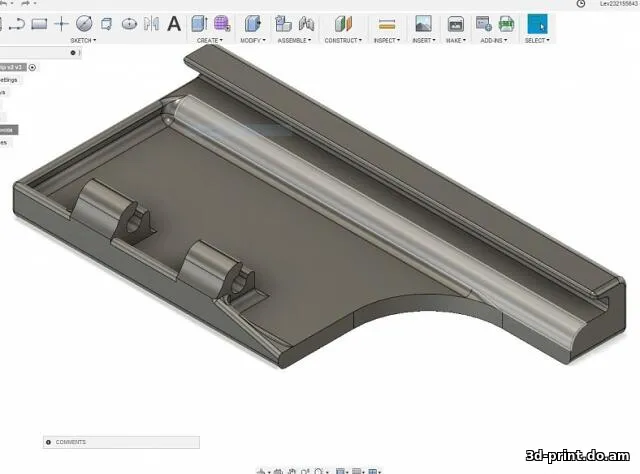 3D-модель "Защелка для кейса камеры GoPro Hero3"