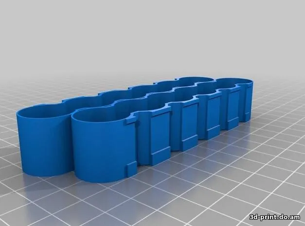 3D-модель "Бокс для хранения аккумуляторов18650"