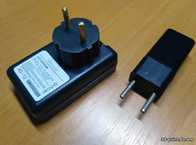 3D-модель "Переделка US - EU 220v"