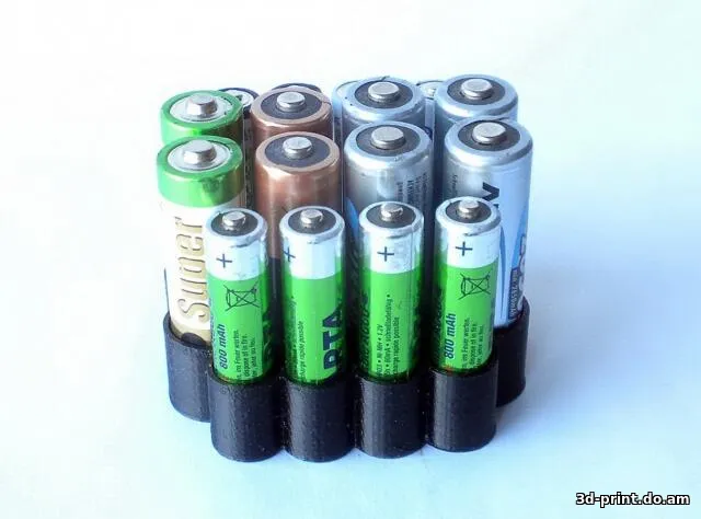 3D-модель "Органайзер батареек АА и ААА"