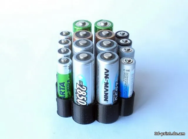 3D-модель "Органайзер батареек АА и ААА"