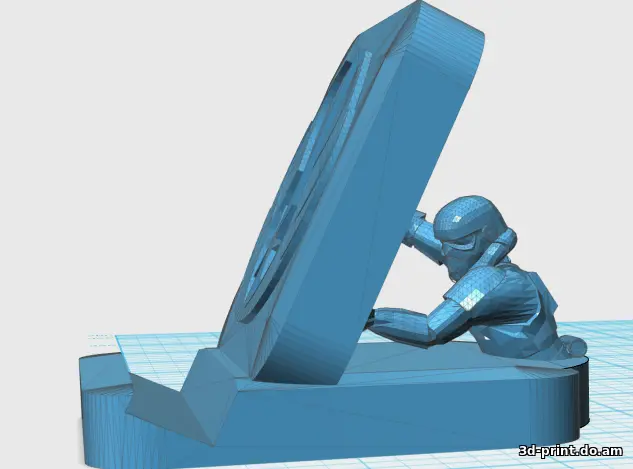 3D-модель "Подставка под телефон в стиле звездных войн"