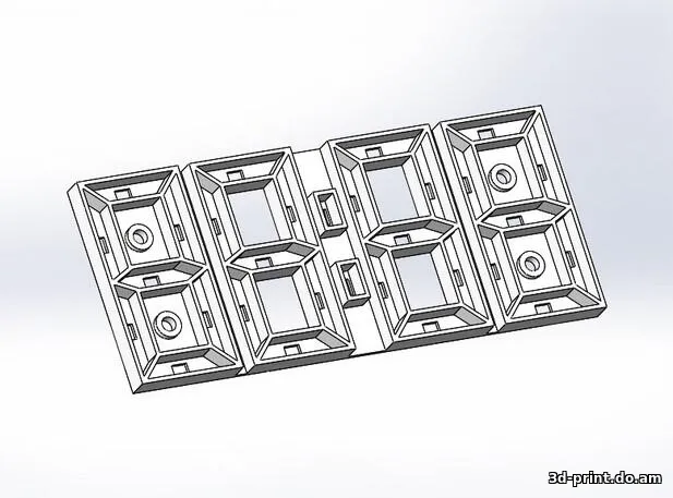 3D-модель "Сегменты для электронных часов"