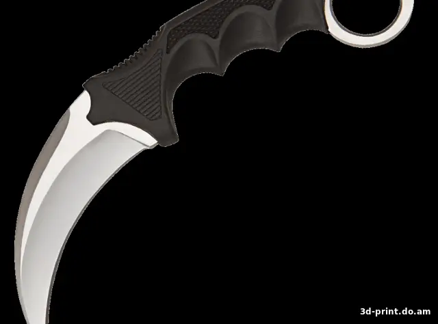 3D-модель "Нож керамбит" 3D-модель "Нож керамбит"