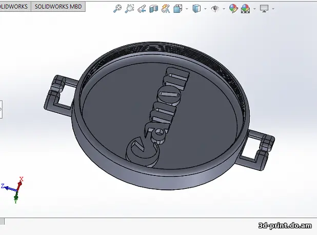 3D-модель "Держатель крышки объектива Canon E-58mm"