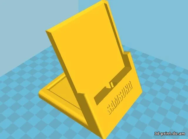 3D-модель "Подставка под телефон с зарядкой"