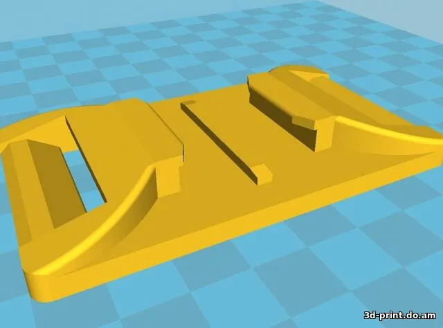 3D-модель "Крепеж для Go-Pro на ремень"