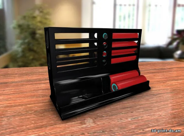 3D-модель "Кейс на 12 батарей 18650"