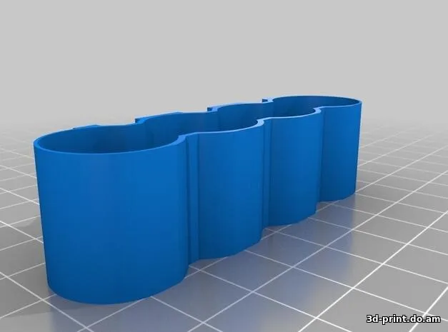 3D-модель "Бокс для хранения аккумуляторов18650"