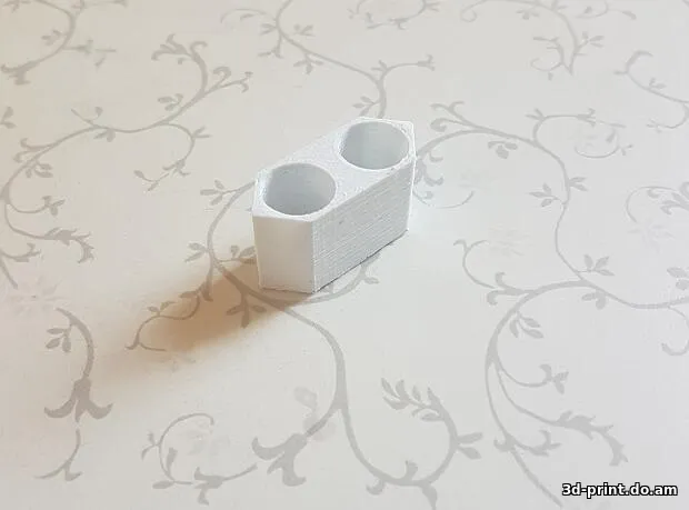 3D-модель "Переделка с китайской вилки(2 плоских) на Евро"