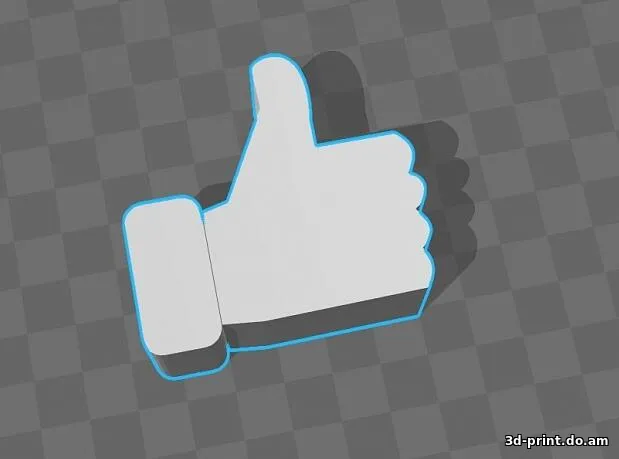 3D-модель "Лайк"