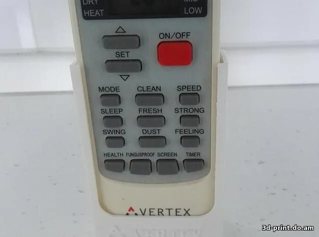 3D-модель "Держатель пульта кондиционера VERTEX на стену"