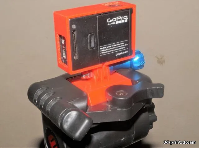 3D-модель "Крепление GoPro на штативе фотоаппарата" 3D-модель "Крепление GoPro на штативе фотоаппарата"