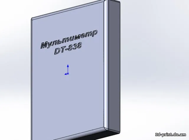 3D-модель "Коробка для мультиметра DT-838"