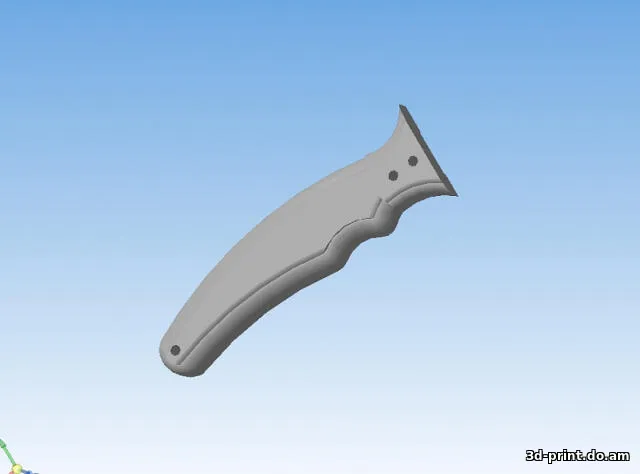 3D-модель "Эргономичная ручка для ножа"