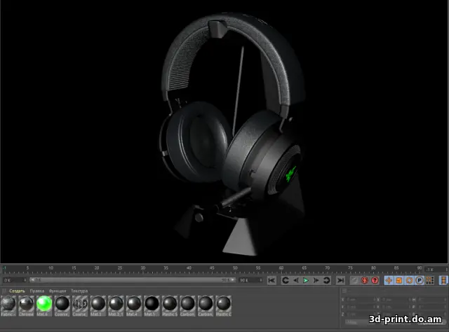 3D-модель "Наушники Кракен"