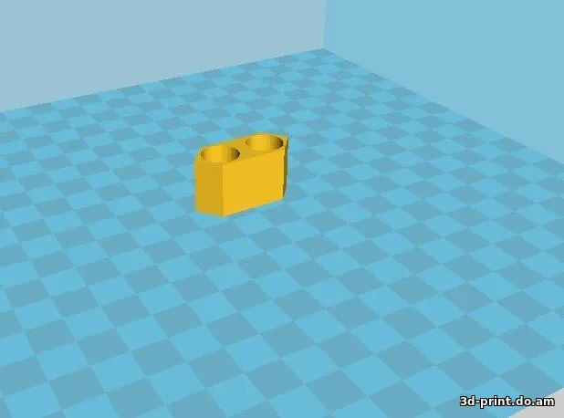 3D-модель "Переделка с китайской вилки(2 плоских) на Евро"