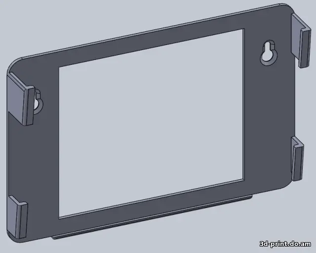 3D-модель "Крепление на стену для роутера Xiaomi Mi Wi-Fi 3g"