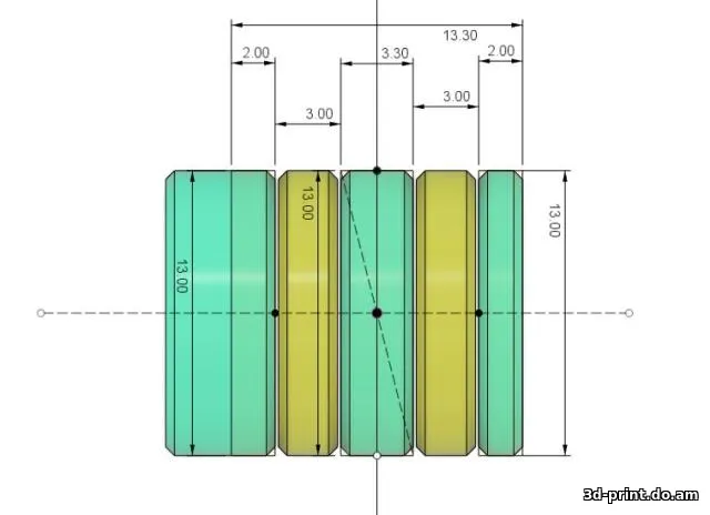 3D-модель "Совместимое с GoPro крепление для использования в проектах"