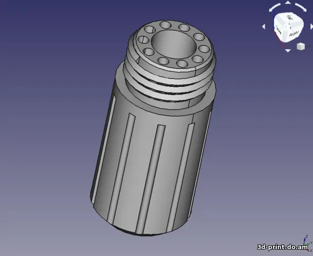 3D-модель "Футляр для отвертки" 3D-модель "Футляр для отвертки"
