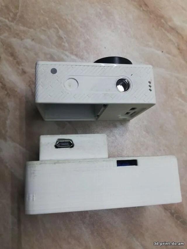 3D-модель "18650 бокс для экшн камеры Xiaomi Yi"