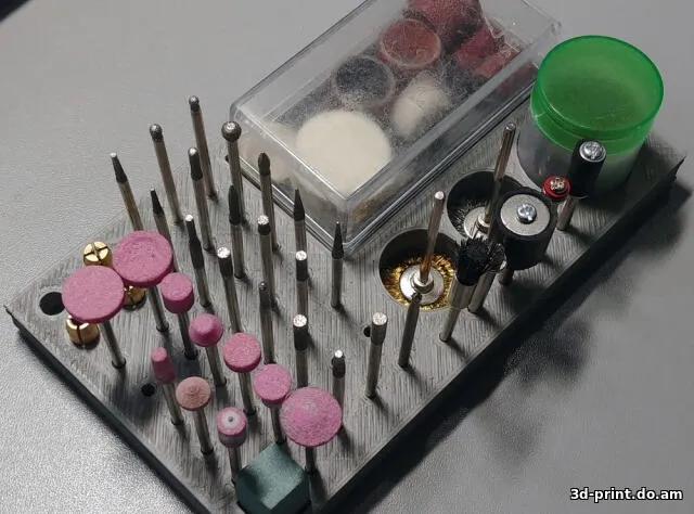 3D-модель "Подставка для набора мини-дрели(бормашинки)"