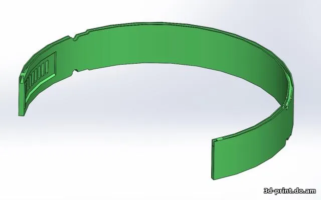 3D-модель "Обод наушников Bluedio Hurricane Turbine" 3D-модель "Обод наушников Bluedio Hurricane Turbine"