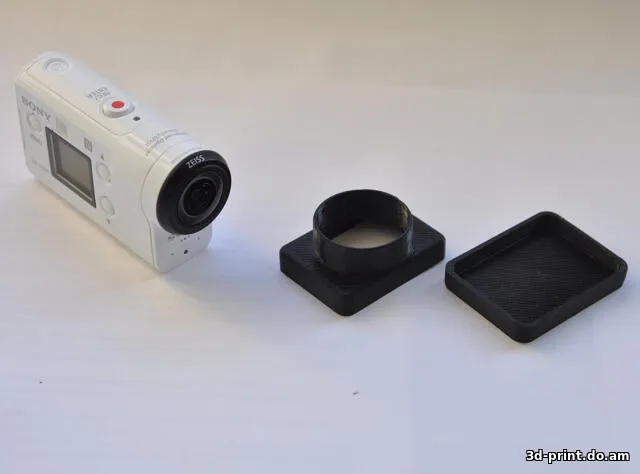 3D-модель "Бленда и крышка для Sony FDR X3000"