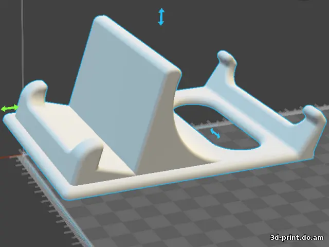 3D-модель "Подставка для телефона (двухсторонняя)"