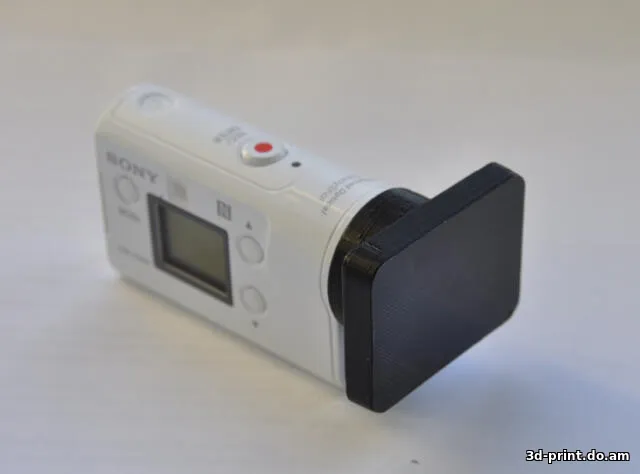 3D-модель "Бленда и крышка для Sony FDR X3000"