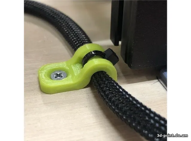 3D-модель "Крепеж кабеля под саморез"