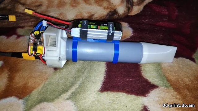 3D-модель "Пылесос на 3д принтере с дешевым мотором от квадракоптера А2212"