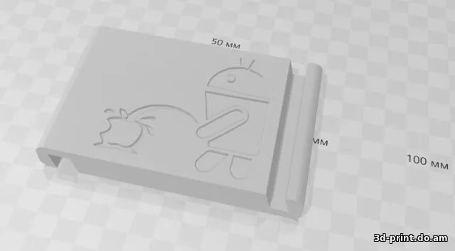 3D-модель "Подставка под андроид телефон"