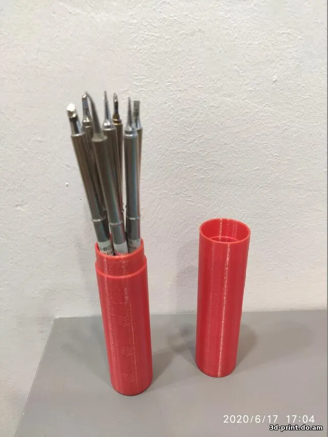 3D-модель "Пенал для жал паяльника Т-12"