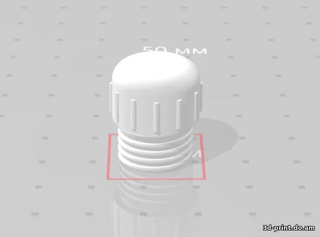 3D-модель "Отвертка с цангой резьбовая"