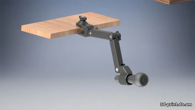 3D-модель "Крепление микрофона к полке 22mm"