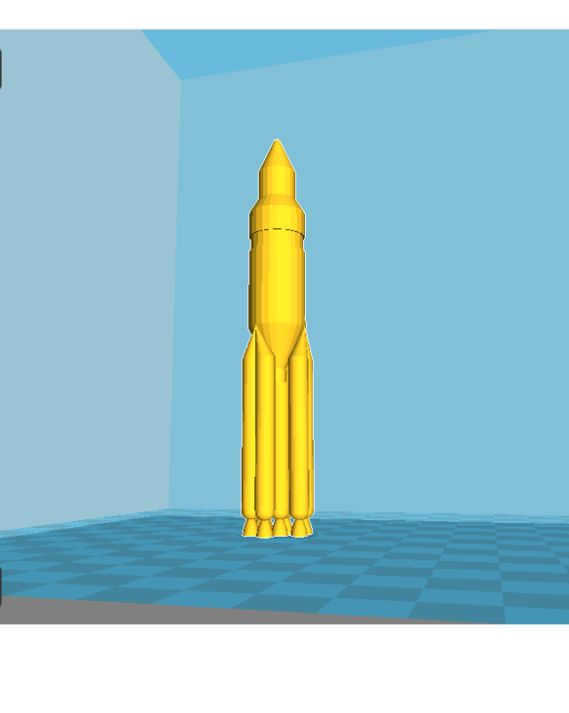 3D-модель "Ракета СССР УР 700-А"