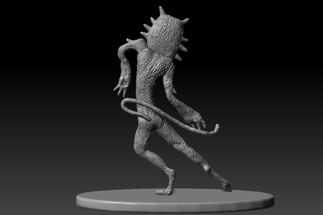 3D-модель "Пиковый кот" 3D-модель "Пиковый кот"