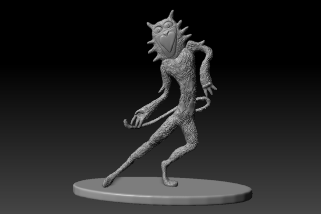 3D-модель "Пиковый кот" 3D-модель "Пиковый кот"