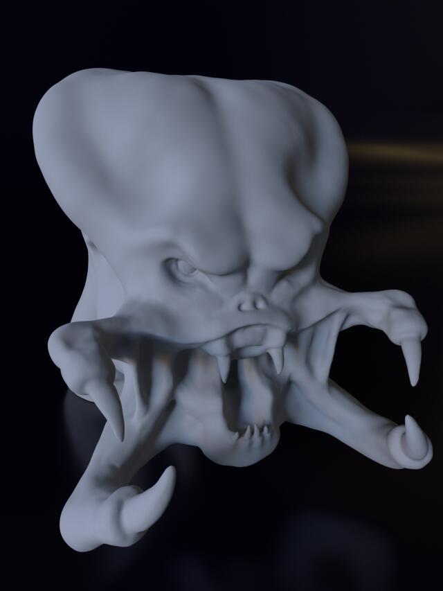 3D-модель "Голова Predator / Чужой"